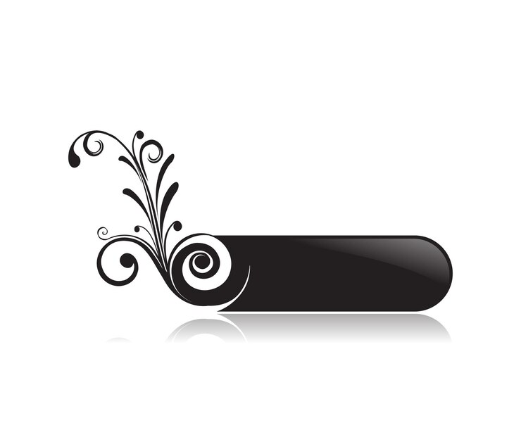 Vecteur gratuit bannière florale avec illustration vectorielle fond blancxdxa