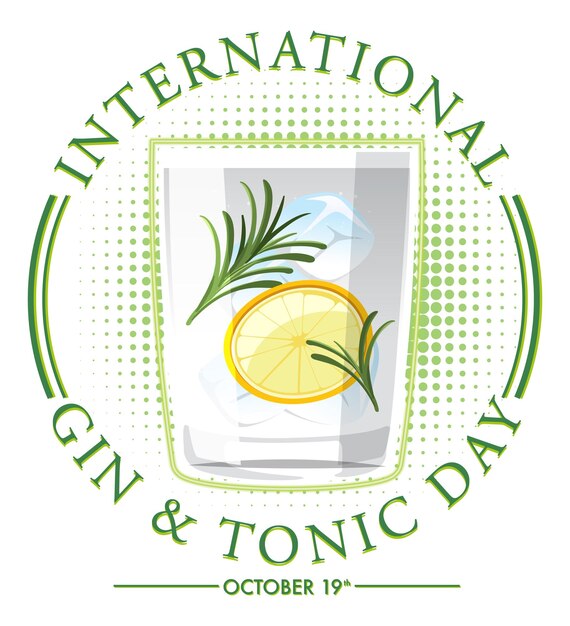 Bannière de la journée internationale du gin tonic