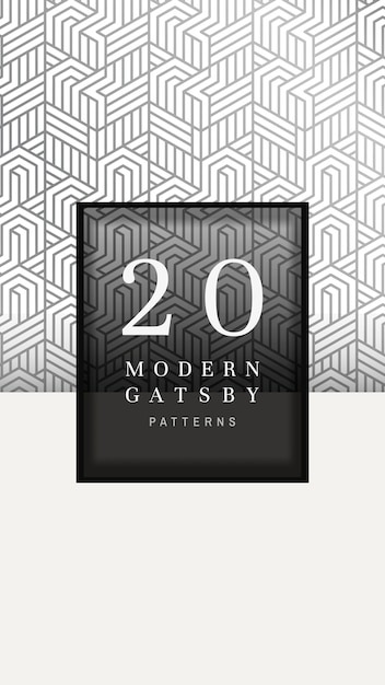 Bannière à Motifs Gatsby