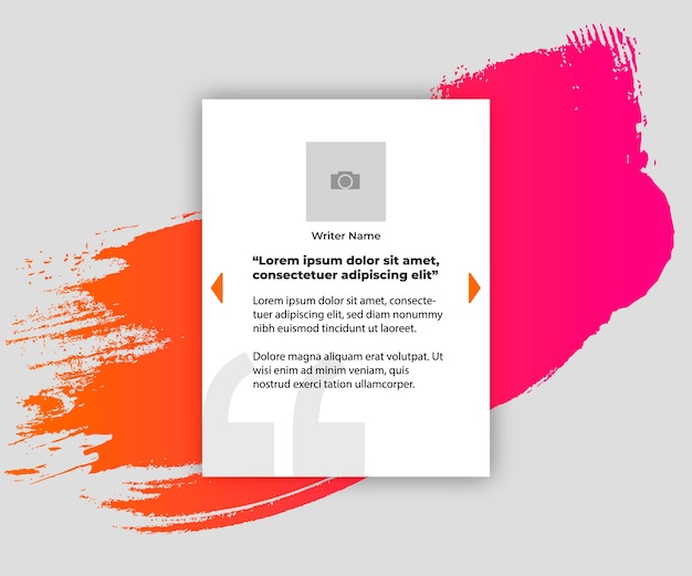 Vecteur gratuit bannière pour devis avec splash coloré