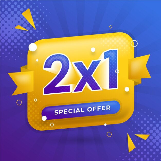 Bannière promo offre spéciale