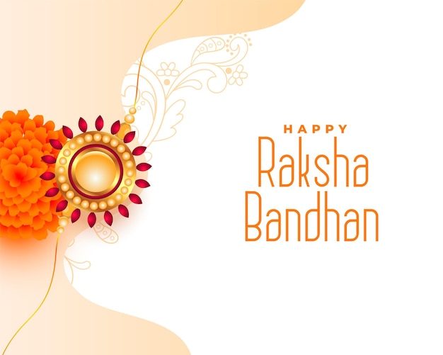 Bannière Traditionnelle Du Festival Décoratif De Raksha Bandhan