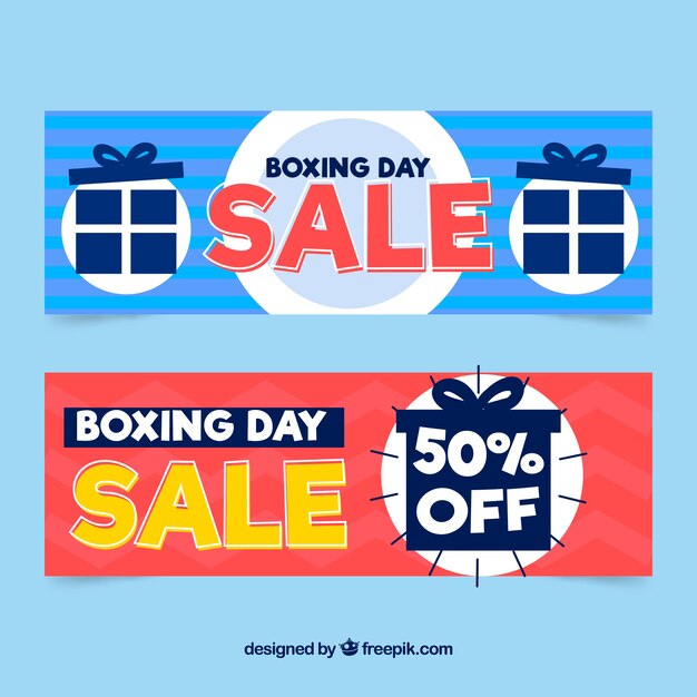 Bannière De Vente De Boxe