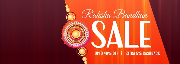 Bannière de vente du festival Raksha bandhan