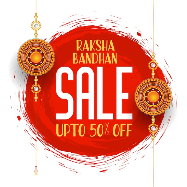 Bannière De Vente Du Festival Raksha Bandhan