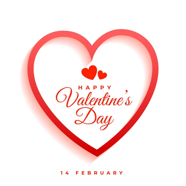 Vecteur gratuit bannière de voeux élégante saint valentin