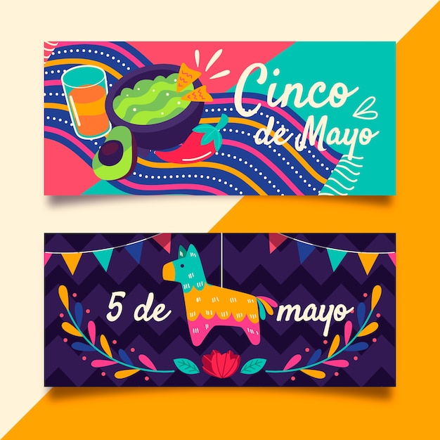 Bannières Cinco De Mayo