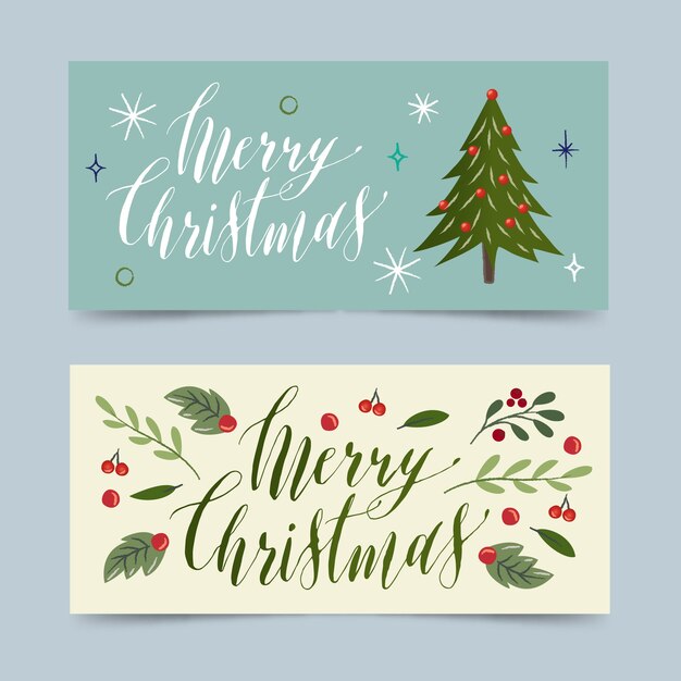 Bannières de Noël