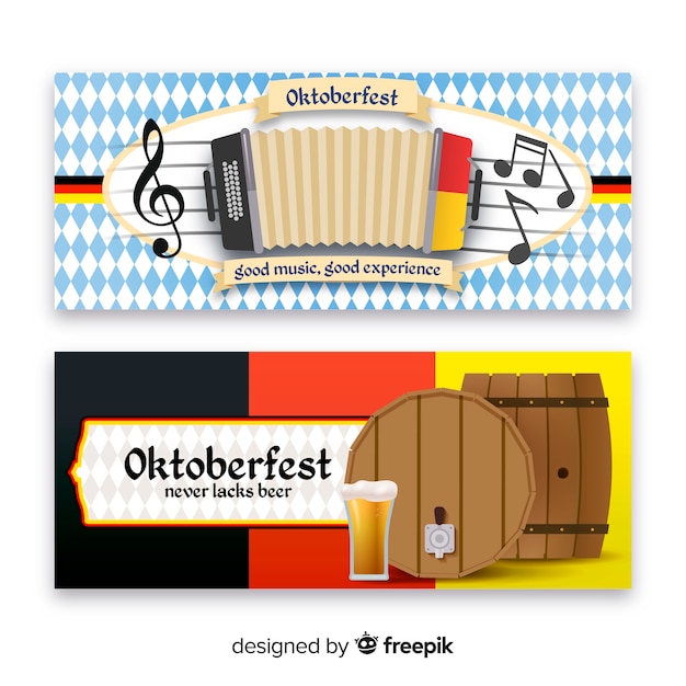 Bannières Oktoberfest