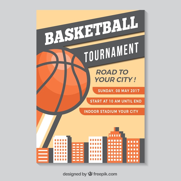 Basket-ball Tournoi Brochure