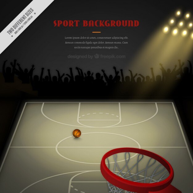 Vecteur gratuit basketball maths fond