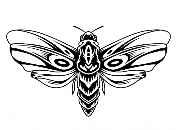 Vecteur gratuit beau concept vintage papillon