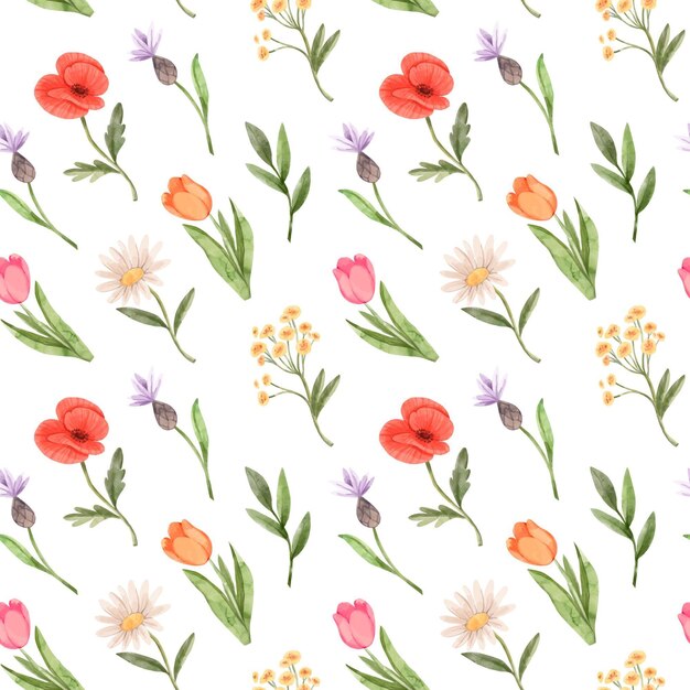 Beau motif floral de printemps