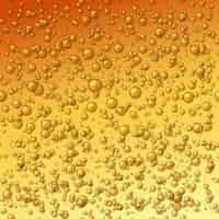 Vecteur gratuit beer bubbles background