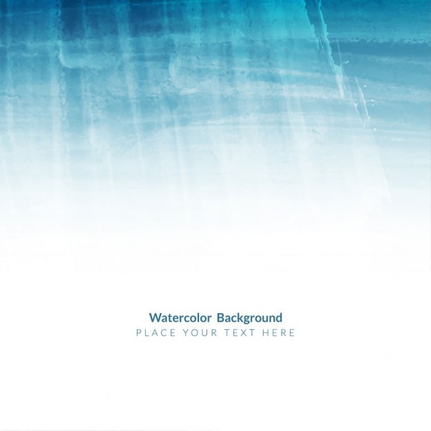 Vecteur gratuit belle bleu fond d&#39;aquarelle