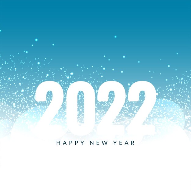 Belle bonne année 2022 vecteur de fond de voeux