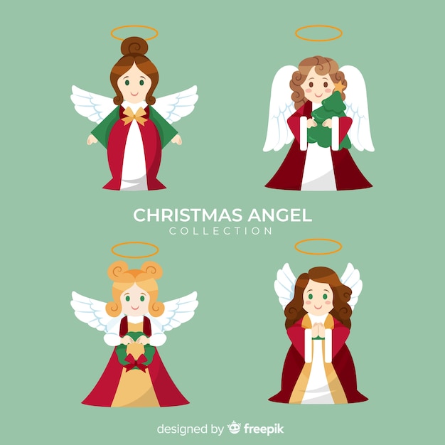 Belle Collection D'anges De Noël