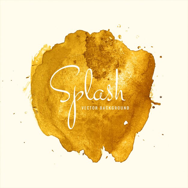 Belle conception colorée d&#39;aquarelle Splash