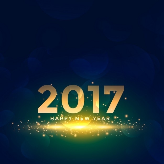 Belle Nouvelle Année 2017 Background Avec Effet De Paillettes