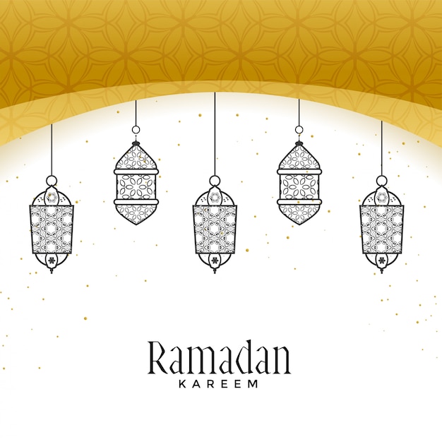 Belles Lampes Suspendues Pour Ramadan Kareem