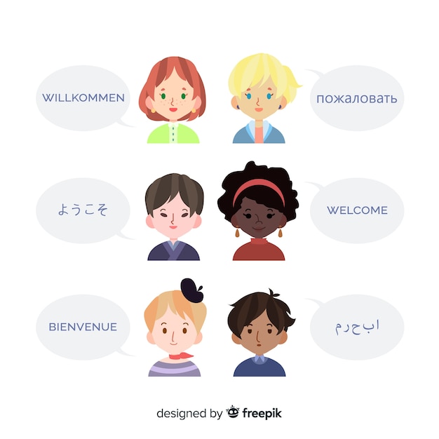 Bienvenue Dans Différentes Langues