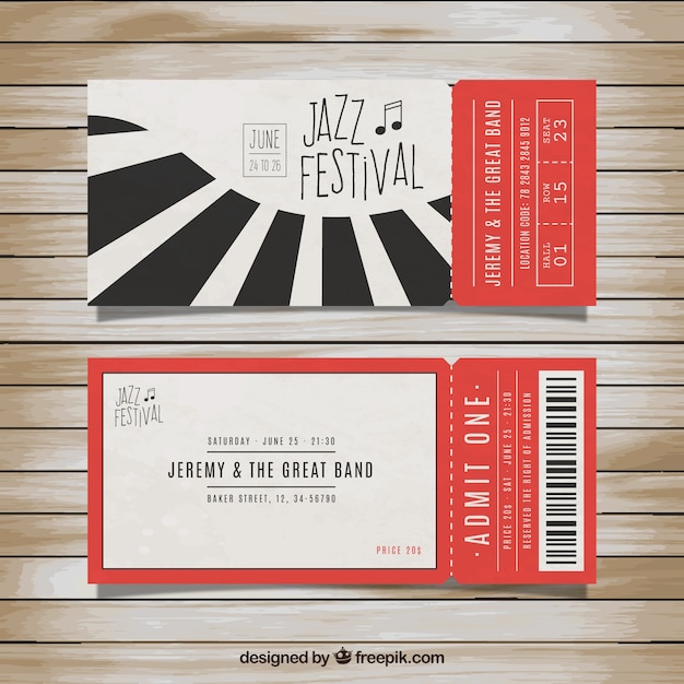 Les Billets Pour Le Festival De Jazz