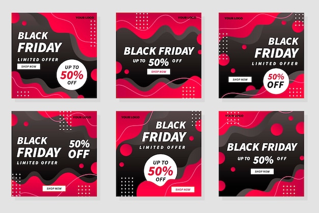 Black Friday Instagram Posts Au Design Plat