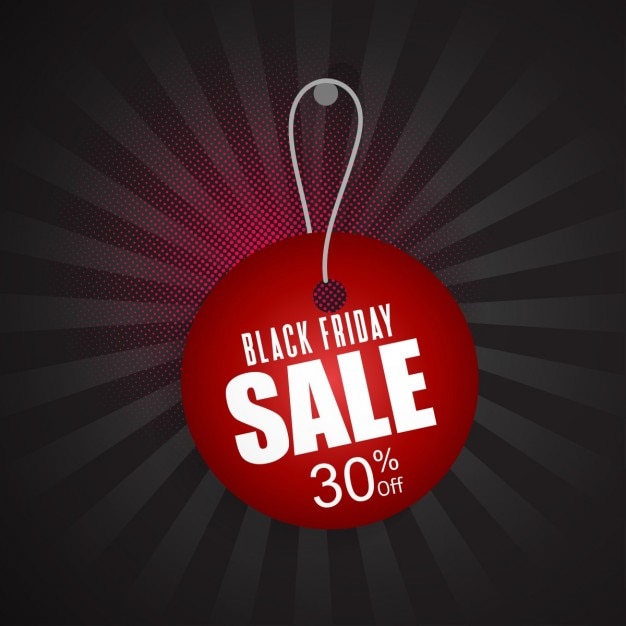 Vecteur gratuit black friday marque discount