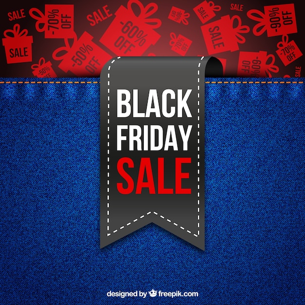 Vecteur gratuit black friday vente