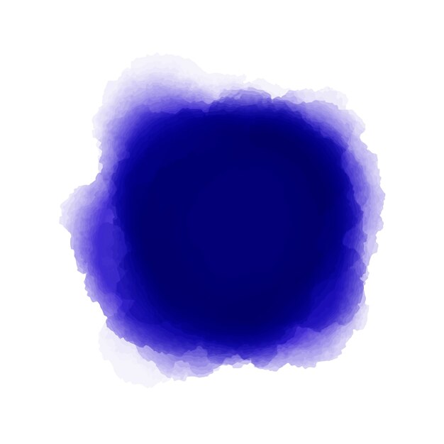 Blue abstract aquarelle