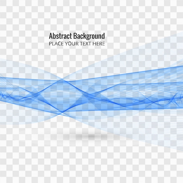 Vecteur gratuit blue ondulé fond