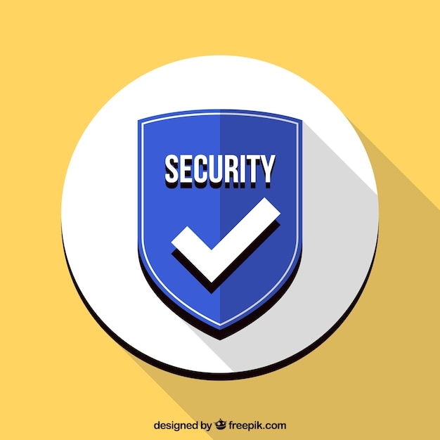 Vecteur gratuit blue shield shield background