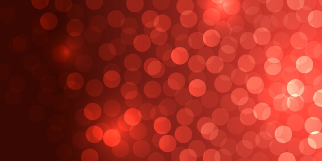 Bokeh rouge