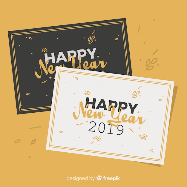 Bonne Année 2019 Cartes De Vœux