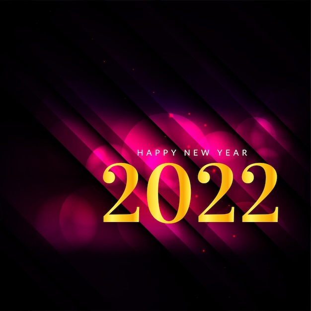 Bonne année 2022 vecteur de fond décoratif moderne