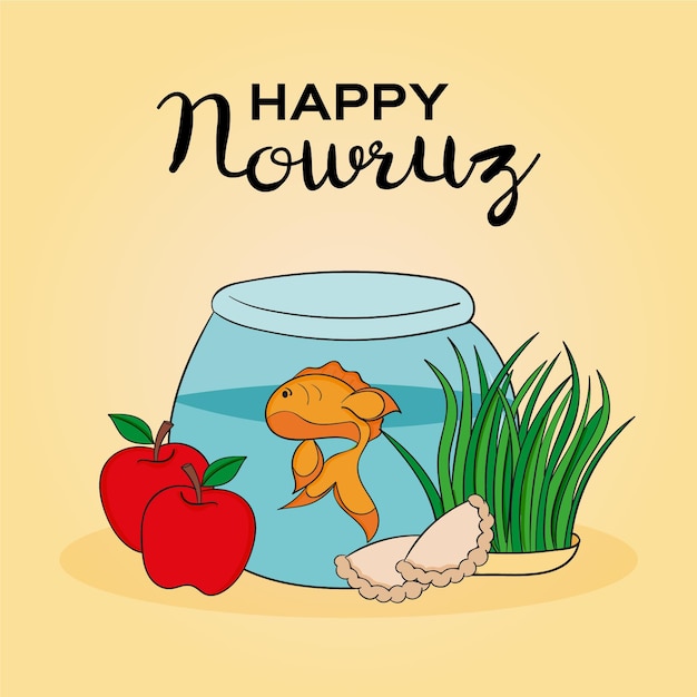 Bonne Illustration De Nowruz