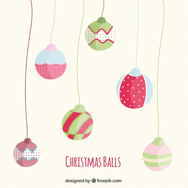 Boules De Noël Illustration