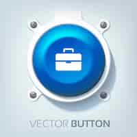 Vecteur gratuit bouton interface web