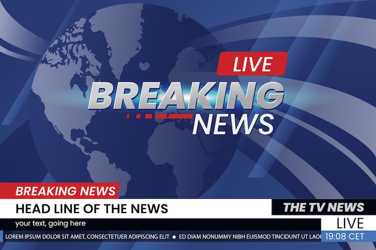 Vecteur gratuit breaking news concept
