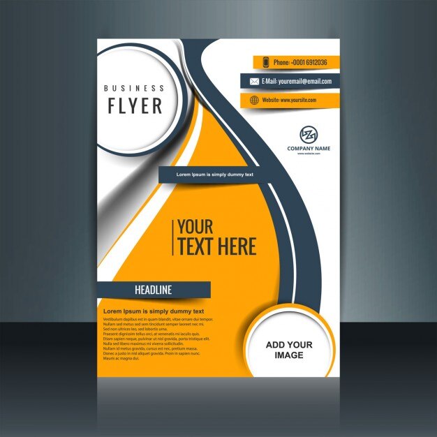 Vecteur gratuit brochure d&#39;affaires brillant