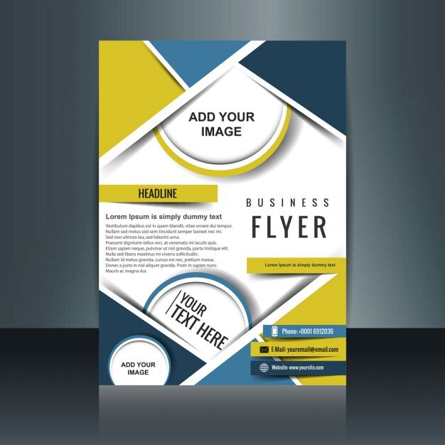 Vecteur gratuit brochure d'affaires colorful