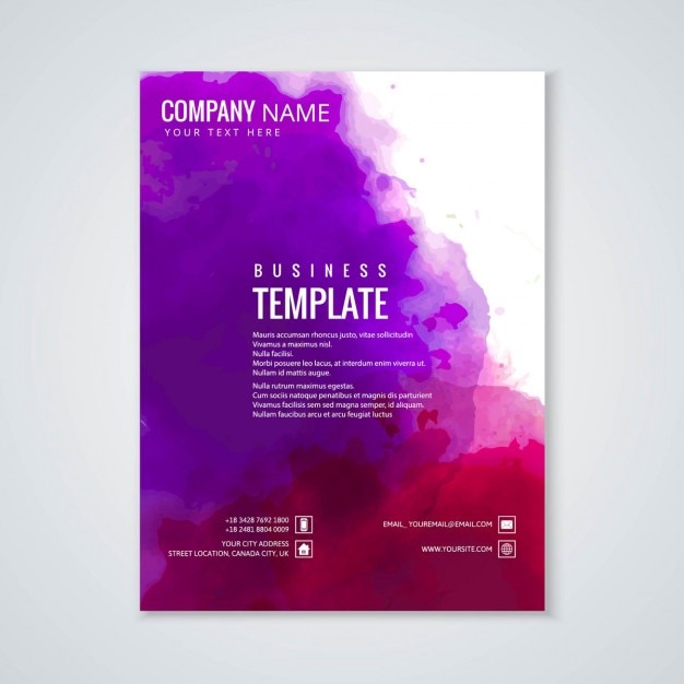 Brochure D'affaires Colorful