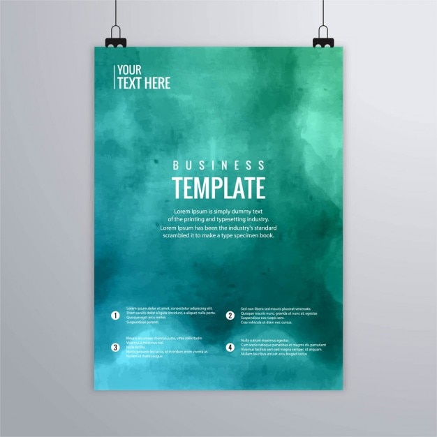 brochure d'affaires moderne