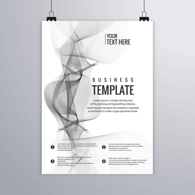 Vecteur gratuit brochure d&#39;affaires moderne