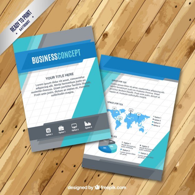 Brochure d&#39;affaires moderne