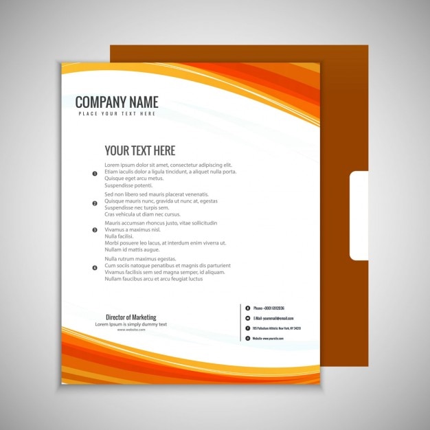 Vecteur gratuit brochure d&#39;affaires shiny