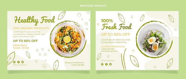 Brochure Alimentaire Design Plat