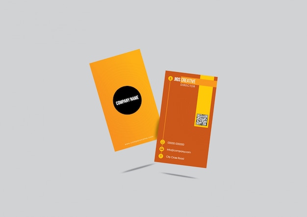 Brochure Business Orange