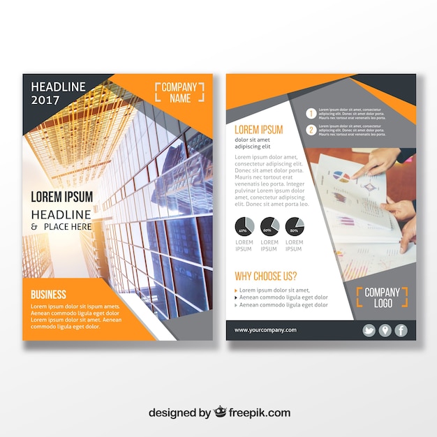 Brochure Commerciale Abstraite