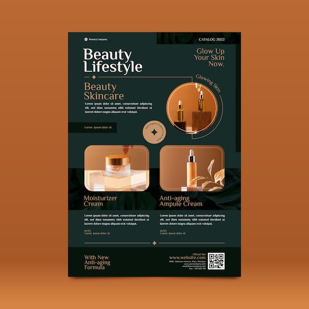 Brochure du catalogue de produits dégradés